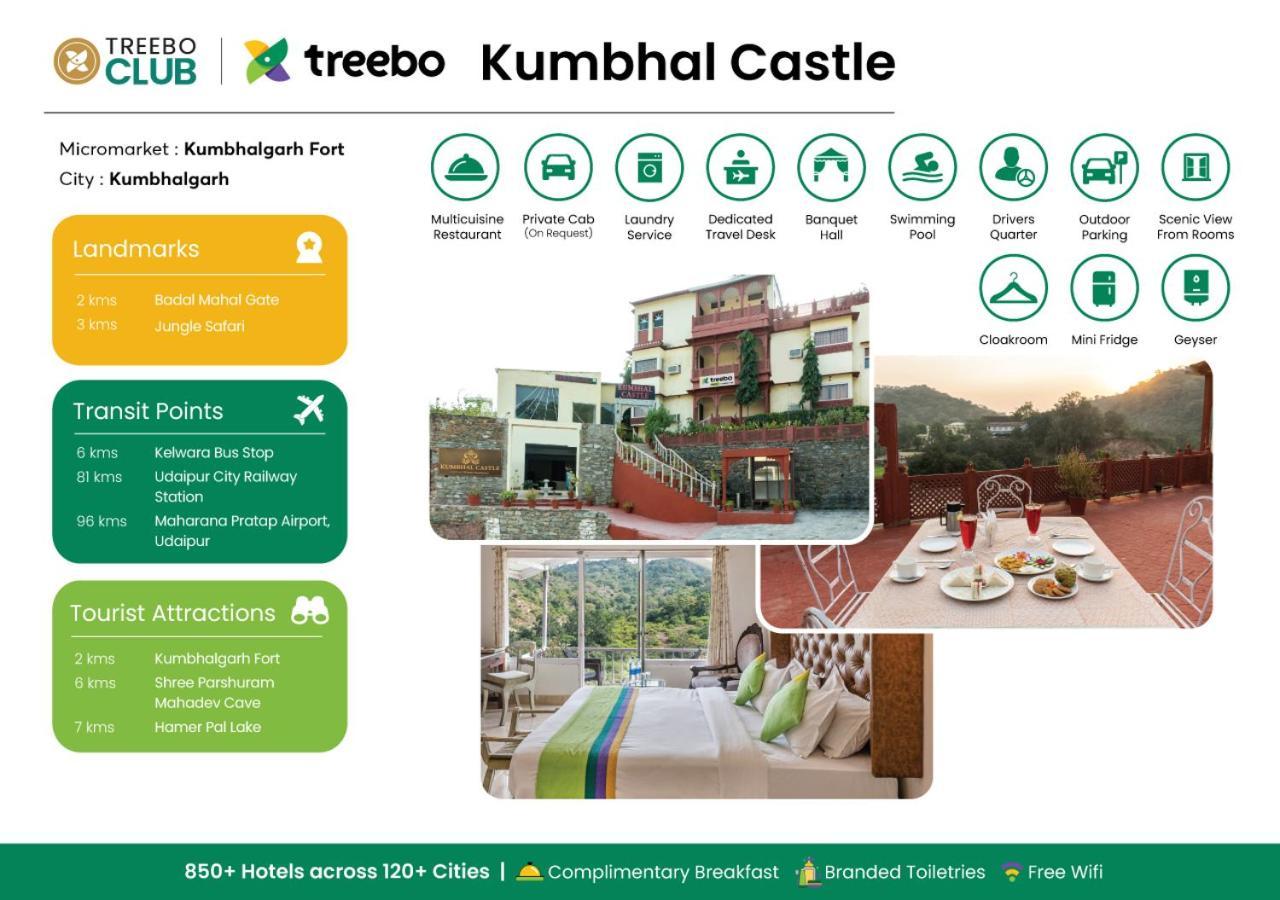 קומבלגרה Treebo Kumbhal Castle, 2 Km From Kumbalgarh Fort מראה חיצוני תמונה